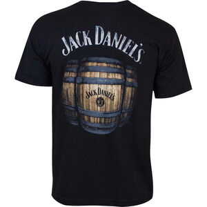 Barrels And Logo Jack Daniels Tshirt